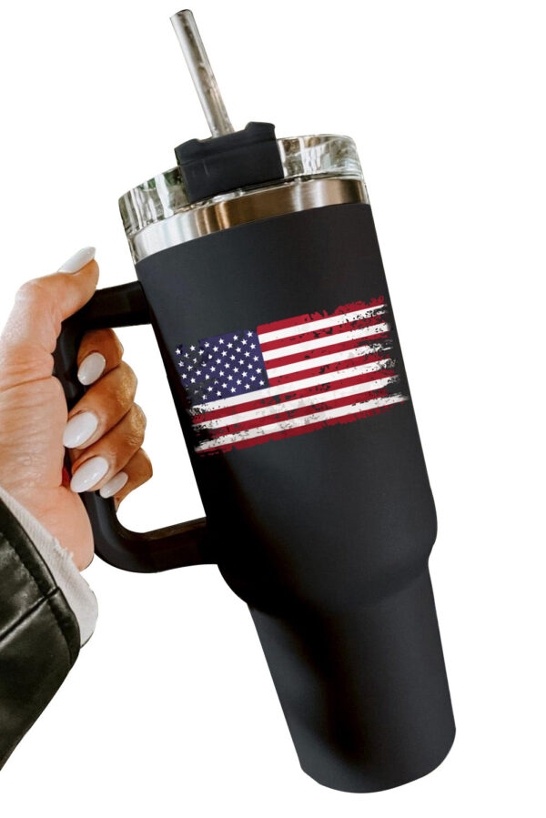 Mama Leopard Print Stainless Steel Insulate Cup with Handle 40oz - Image 26