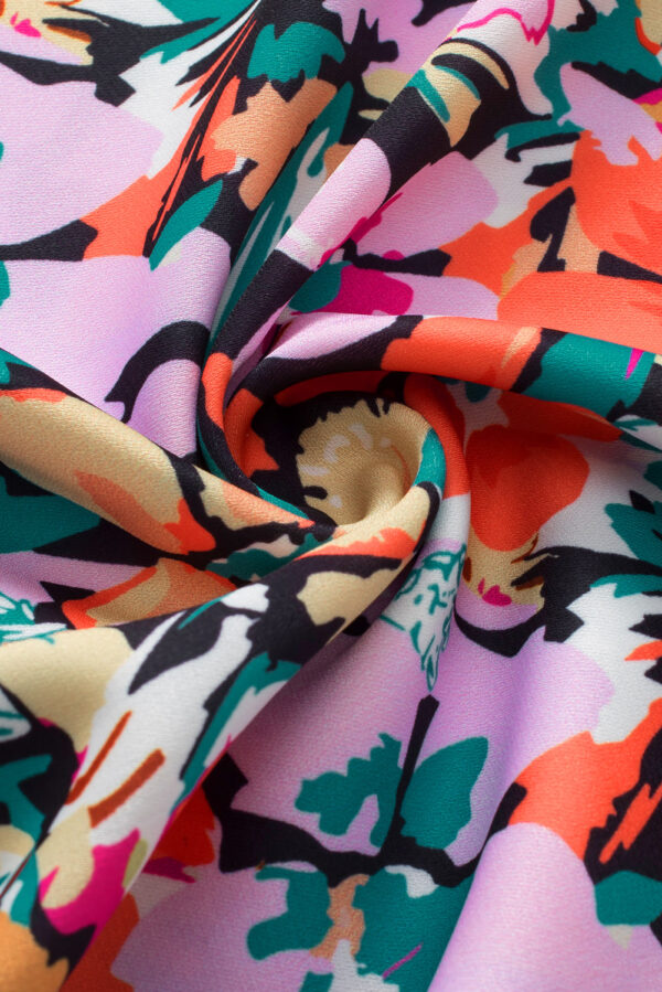 Multicolour Tiered Ruffled Sleeve Floral Blouse - Image 6